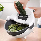 12 In 1 Multifunctional Vegetable Cutter With Drain Basket